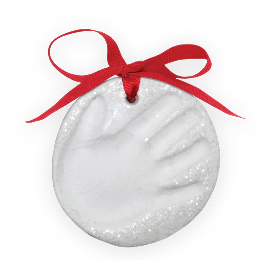 Holiday Snowprints Round Box-Child to Cherish-Joanna's Cuties