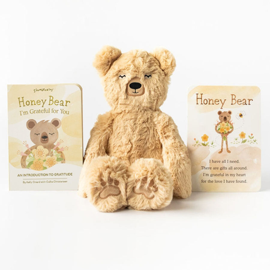 Honey Bear Kin - Gratitude-SOFT TOYS-Slumberkins-Joannas Cuties