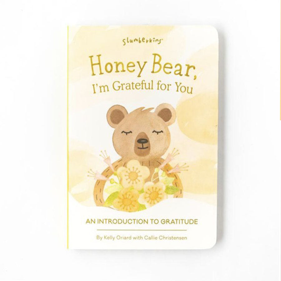Honey Bear Snuggler - Gratitude-SOFT TOYS-Slumberkins-Joannas Cuties