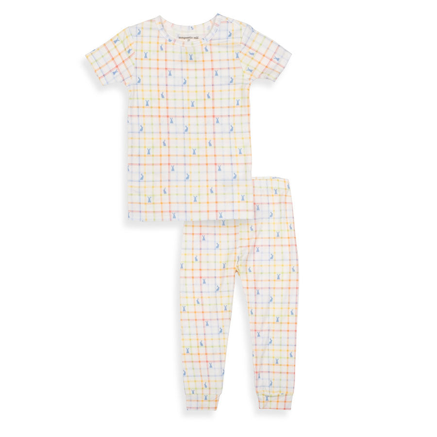 Hopscotch Modal Magnetic No Drama Pajama Short Sleeve Set-SLEEPWEAR-Magnetic Me-Joannas Cuties