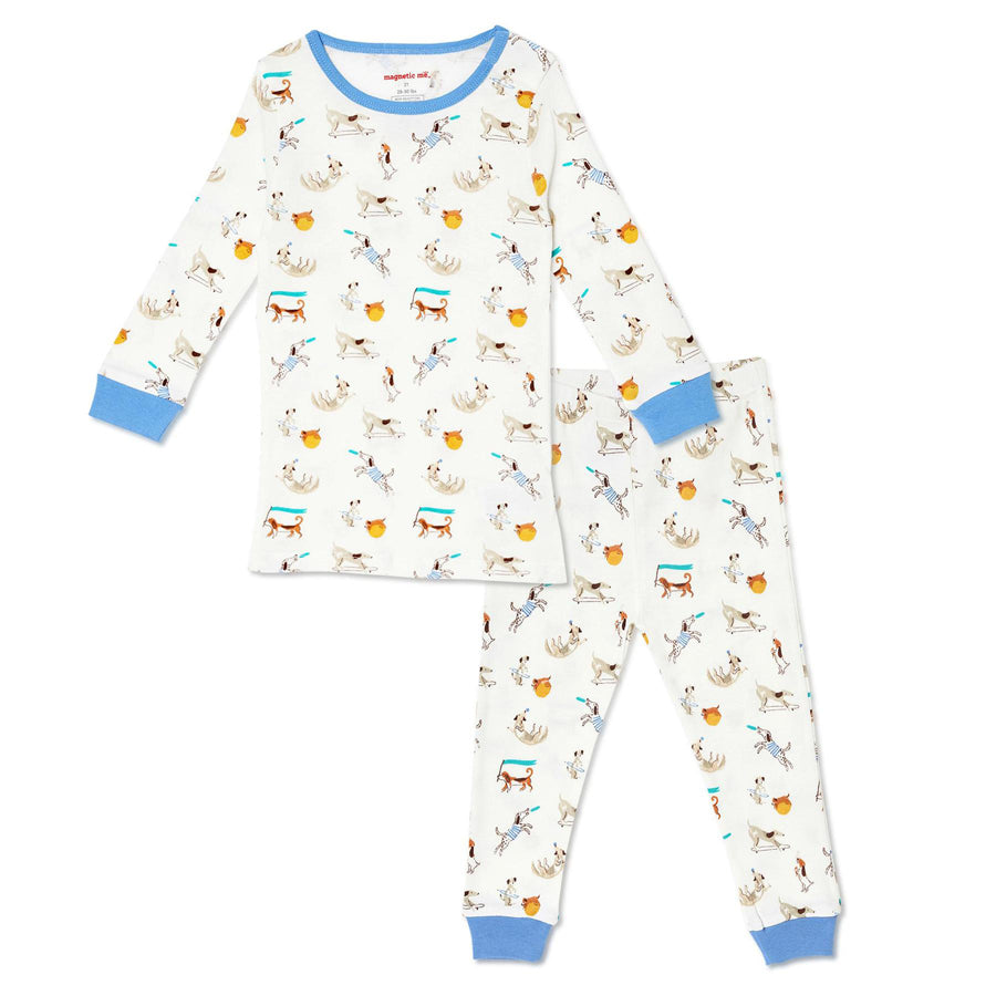 Howlarious Organic Cotton Magnetic Toddler Pajama Set-Magnetic Me-Joanna's Cuties