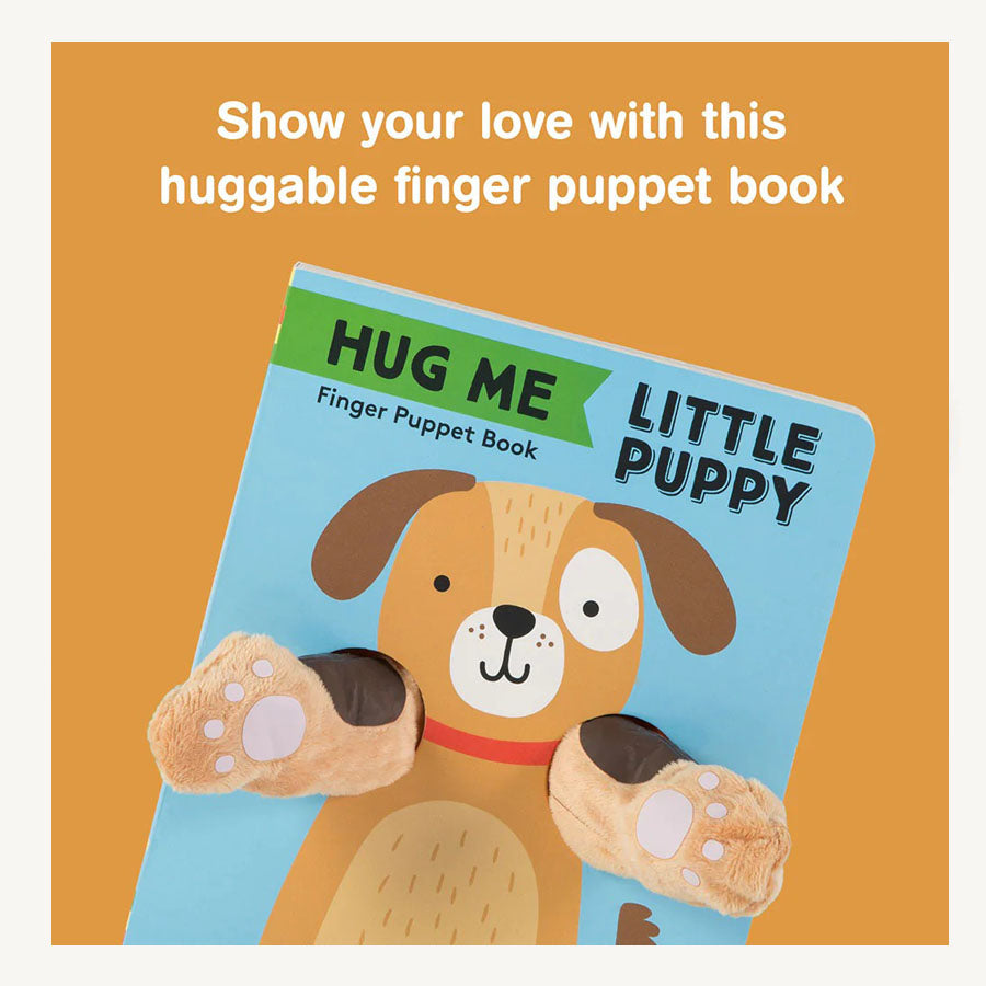 Hug Me Little Puppy Finger Puppet Book-BOOKS-Chronicle Books-Joannas Cuties