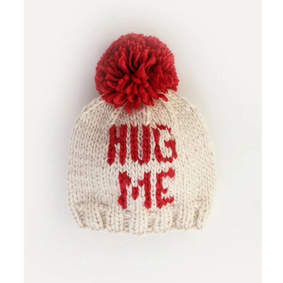 Hug Me Valentine Knit Beanie Hat-HATS & SCARVES-Huggalugs-Joannas Cuties