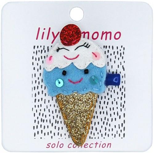 Ice Cream Cone - Hair Clip-Lily & Momo-Joanna's Cuties