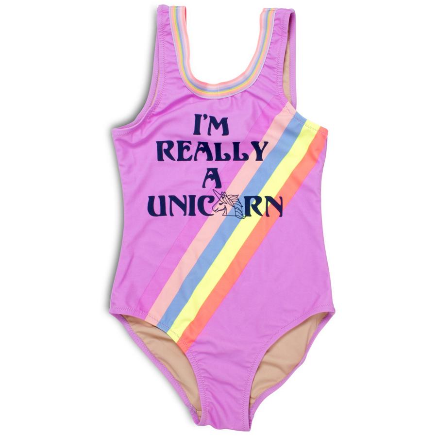 I'm Really a Unicorn Scoop Swimsuit (Unicorn changes color in the sun) - Shade Critters - joannas-cuties