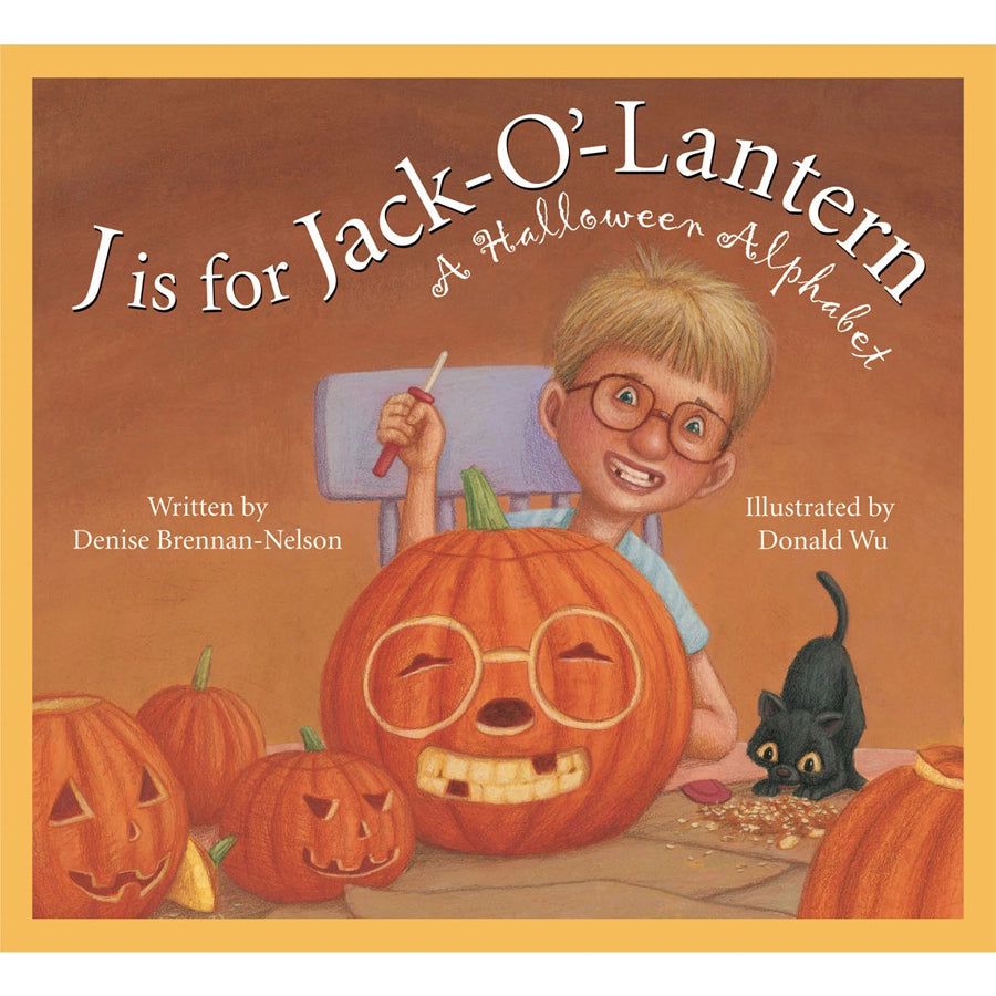 J is for Jack-O-Lantern: A Halloween Alphabet-BOOKS-Sleeping Bear Press-Joannas Cuties