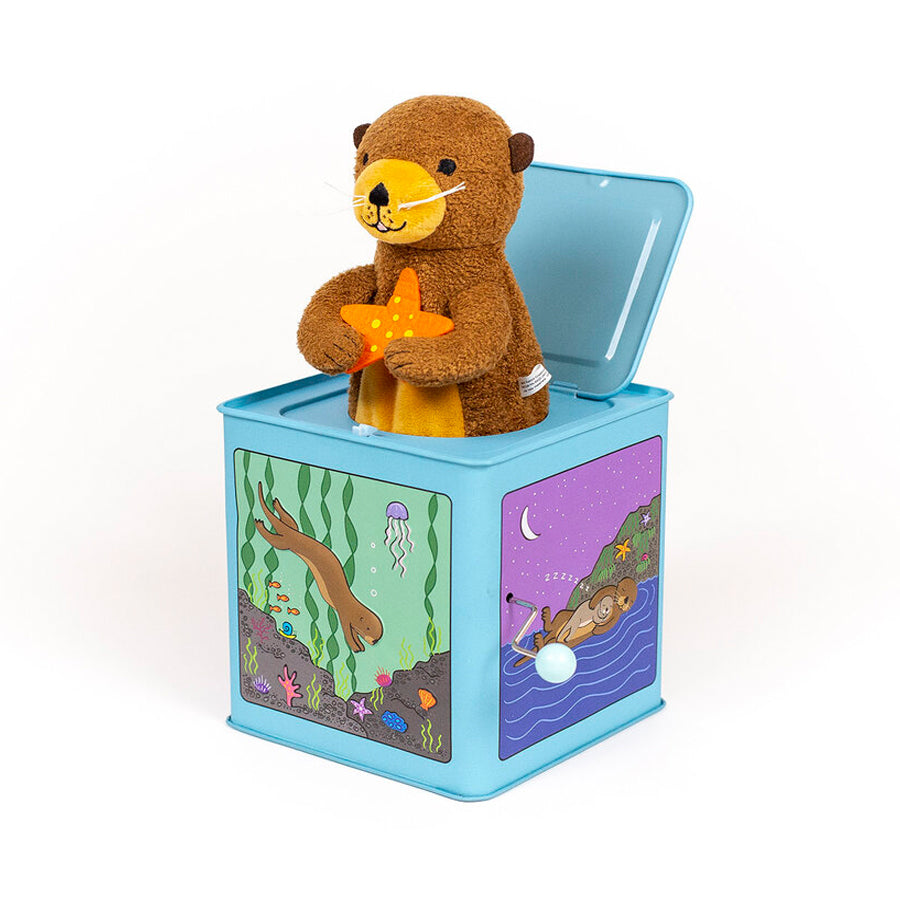 Jack In The Box - Sea Otter-TOYS-Jack Rabbit Creations-Joannas Cuties
