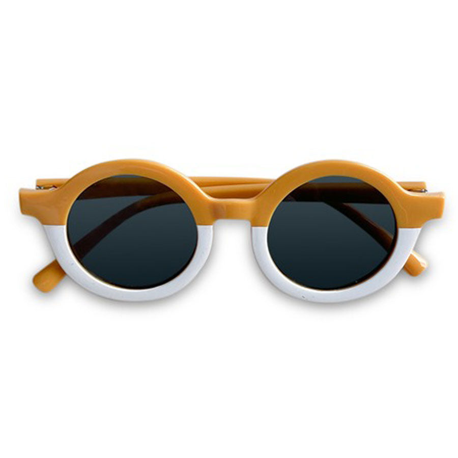 Bi-color UV400 Kids Sunglasses In Carmel-SUNGLASSES-Miminoo-Joannas Cuties