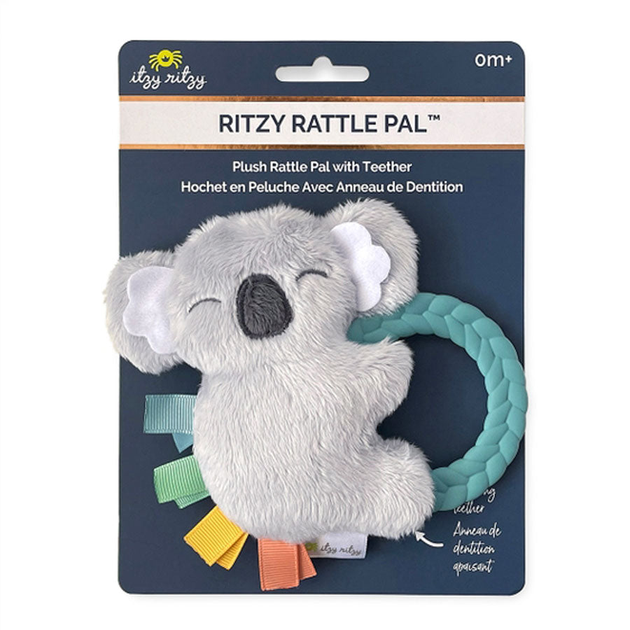 Koala Plush Rattle Pal With Teether-TEETHERS-Itzy Ritzy-Joannas Cuties