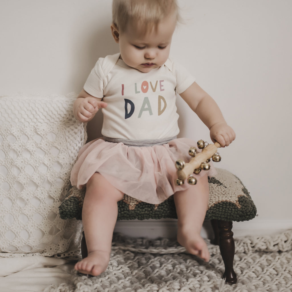 Lap Dodysuit I Love Dad - Finn + Emma - joannas-cuties