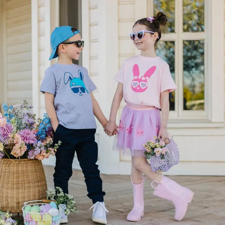 Lavender Bunny Tutu - Dress Up Skirt - Kids Easter Tutu-DRESSES & SKIRTS-Sweet Wink-Joannas Cuties