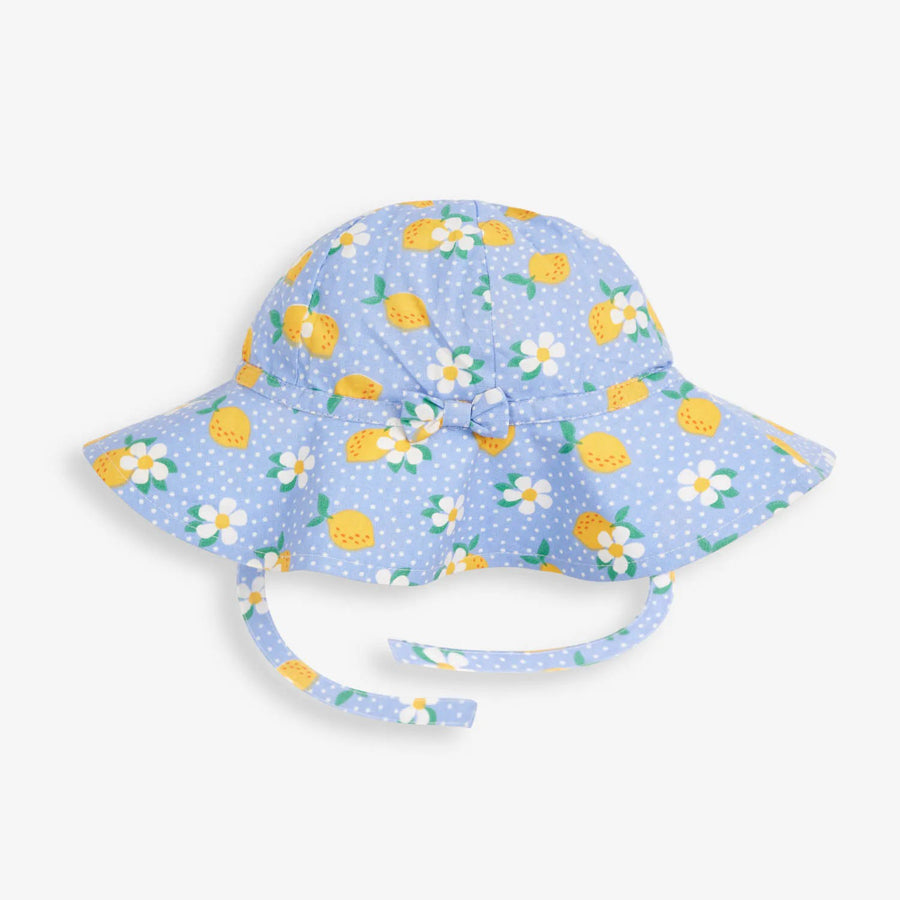 Lemon Floral Floppy Sun Hat-SUN HATS-JoJo Maman Bebe-Joannas Cuties