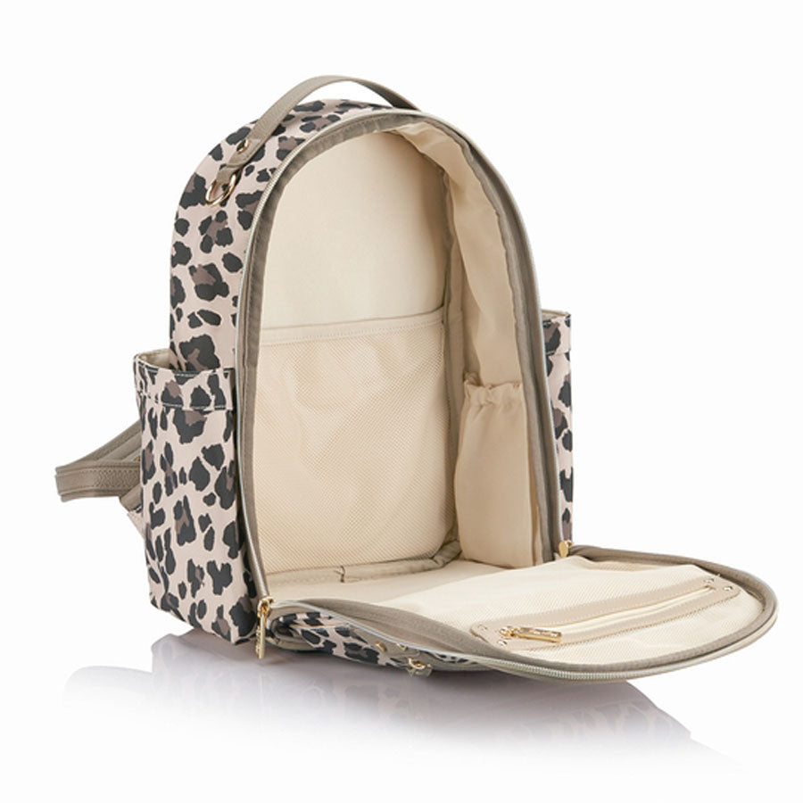 Leopard Diaper Bag Backpack-BACKPACKS-Itzy Ritzy-Joannas Cuties