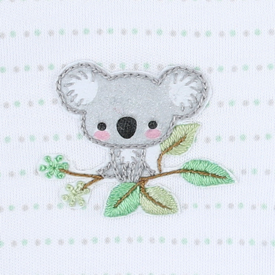 Lil Koala Embroidered Footie-FOOTIES-Magnolia Baby-Joannas Cuties