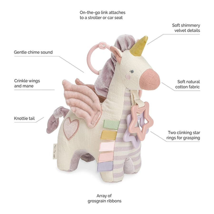 Bitzy Bespoke™ Link & Love Teething Activity Toy - Unicorn-Itzy Ritzy-Joanna's Cuties