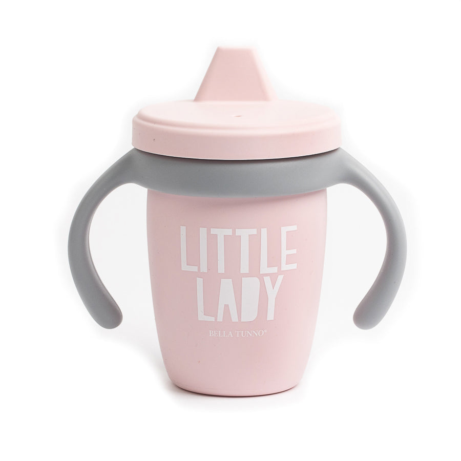 Little Lady Happy Sippy Cup in Pink-Bella Tunno-Joanna's Cuties