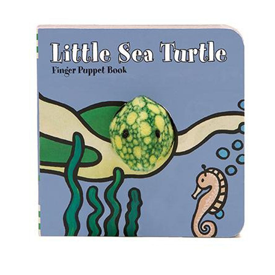 Little Sea Turtle Finger Puppet Book-BOOKS-Chronicle Books-Joannas Cuties