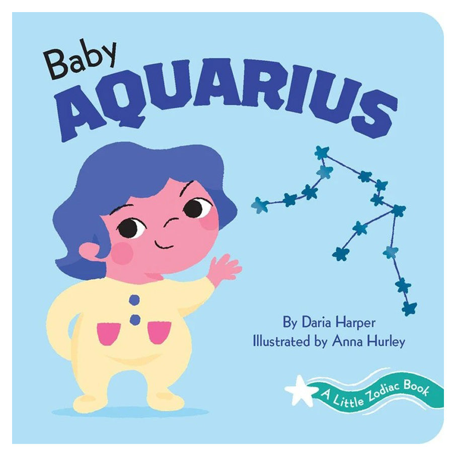A Little Zodiac Book - Baby Aquarius-Chronicle Books-Joanna's Cuties