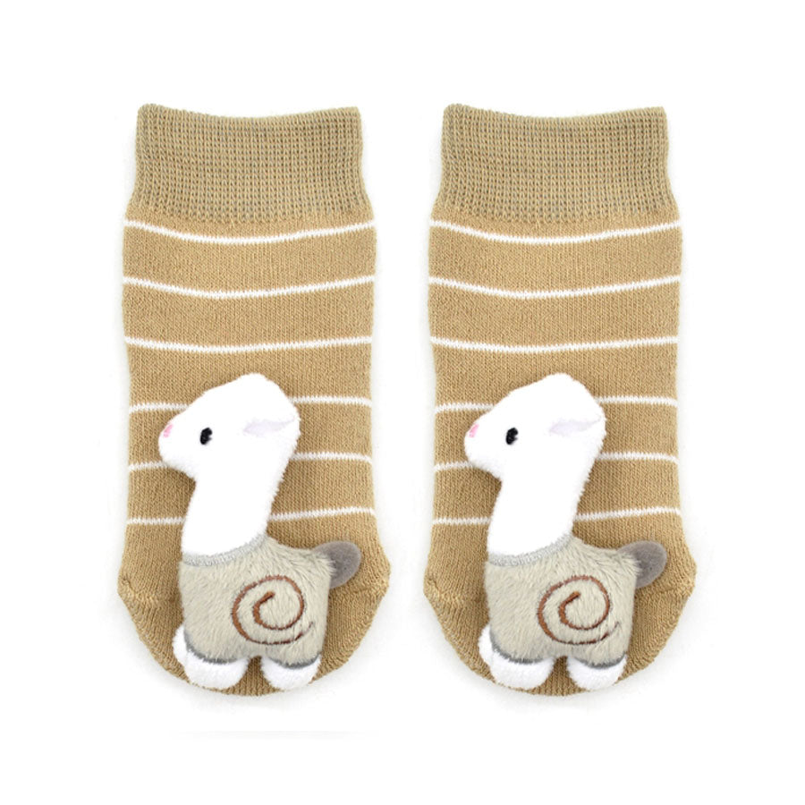 Llama Boogie Toes Rattle Socks-SOCKS, TIGHTS & LEG WARMERS-Piero Liventi-Joannas Cuties