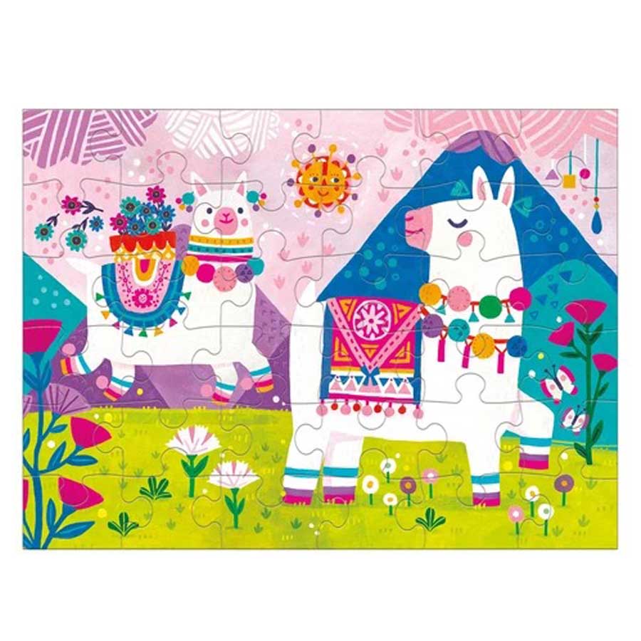 Llama Land Puzzle To Go-Mudpuppy-Joanna's Cuties
