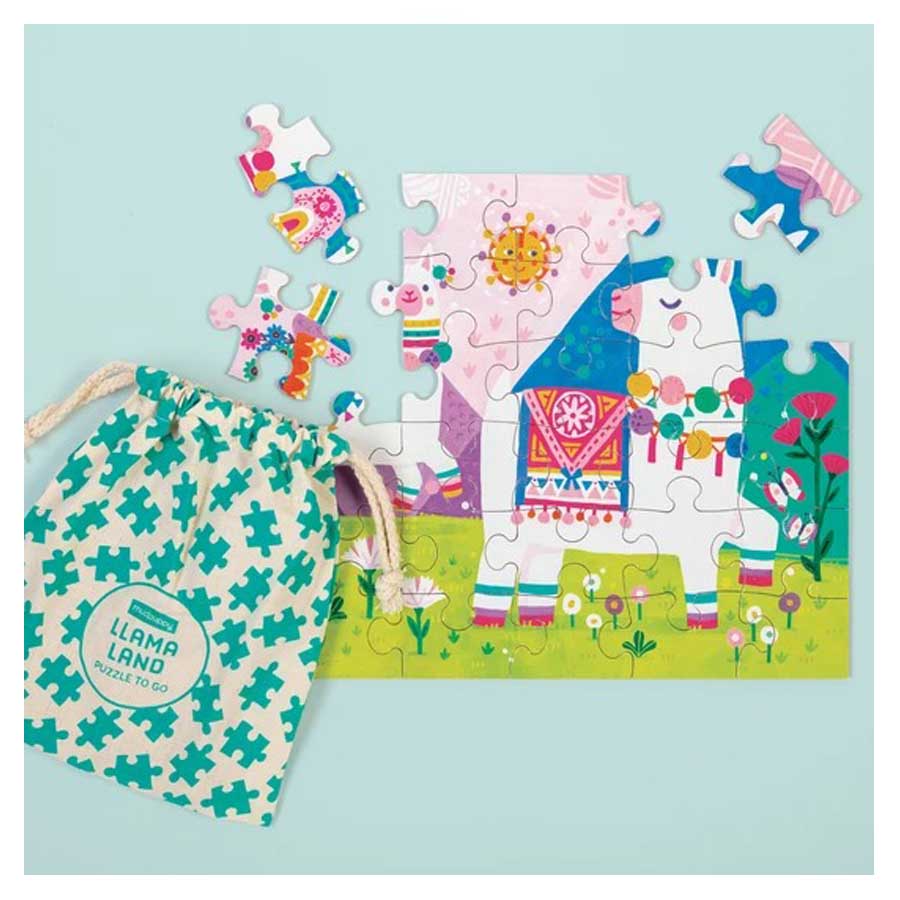 Llama Land Puzzle To Go-Mudpuppy-Joanna's Cuties
