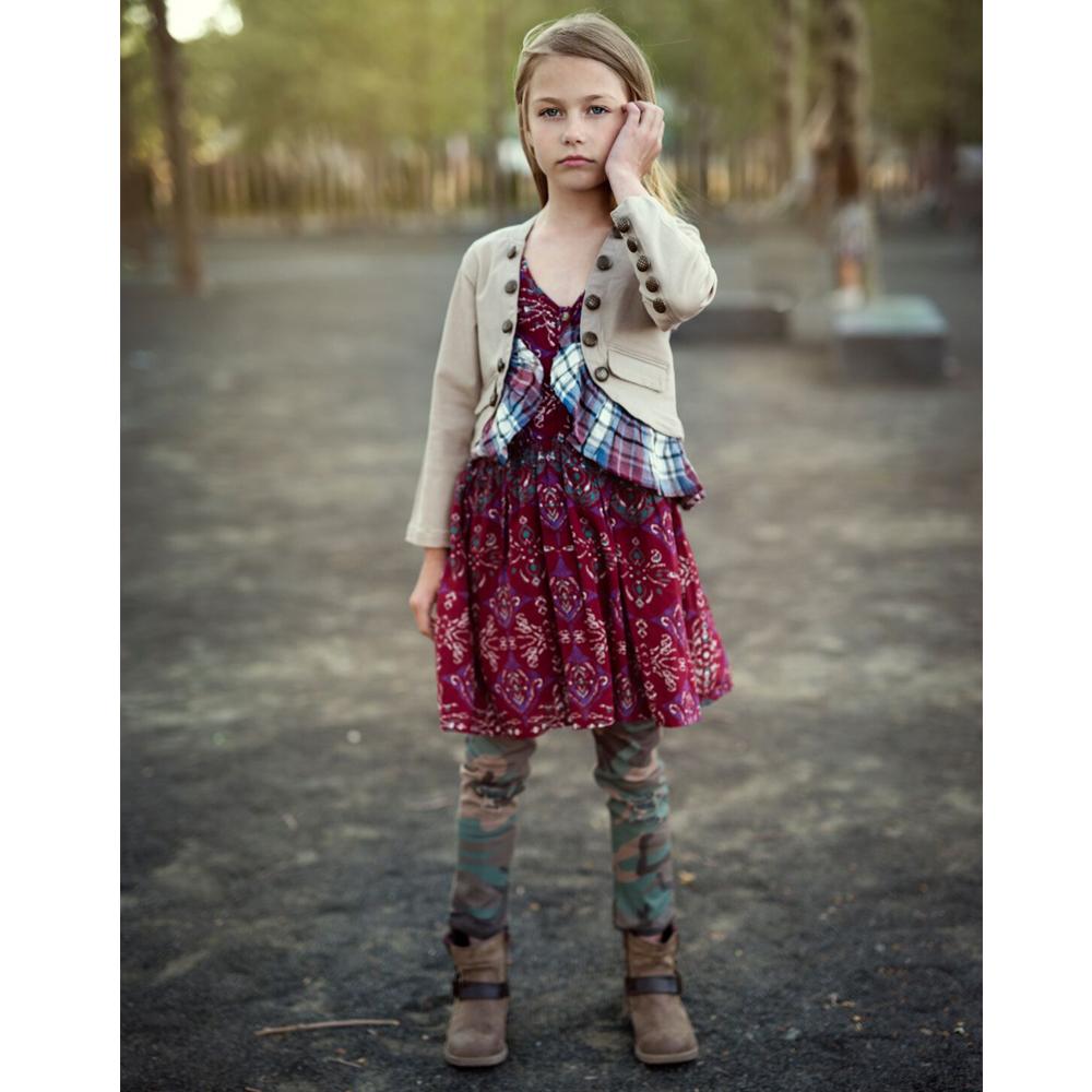 Lolla Dress in Brick - Jak & Peppar - joannas-cuties