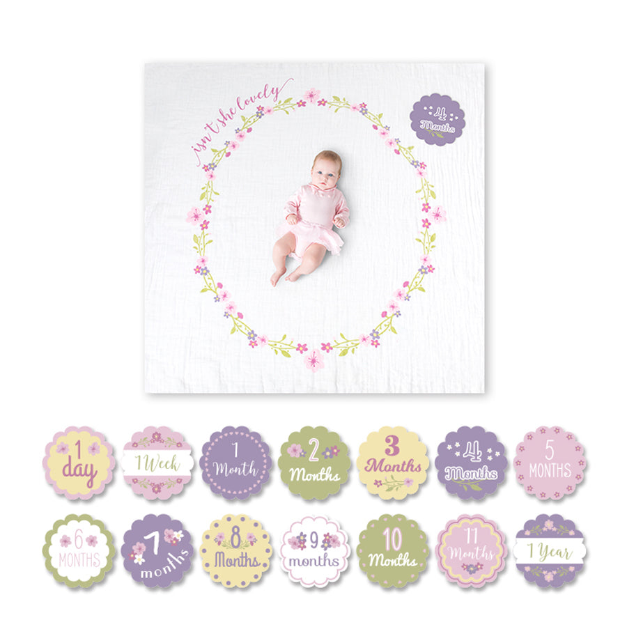 “Isn’t She Lovely” Baby’s First Year Blanket & Cards Set-Mary Meyer-Joanna's Cuties