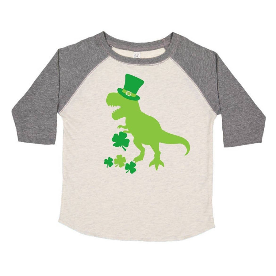 Luckysaurus Kids Shirt - St. Patrick's Day Tee-TOPS-Sweet Wink-Joannas Cuties