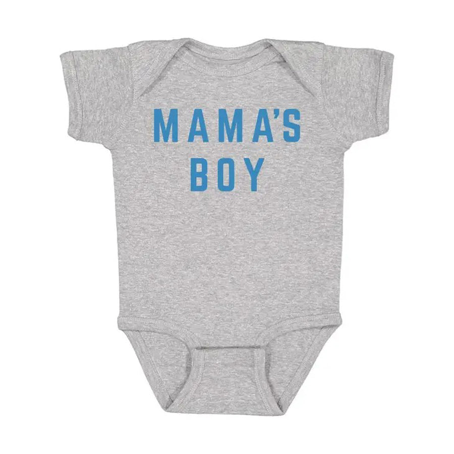 Mama's Boy Short Sleeve Bodysuit-BODYSUITS-Sweet Wink-Joannas Cuties