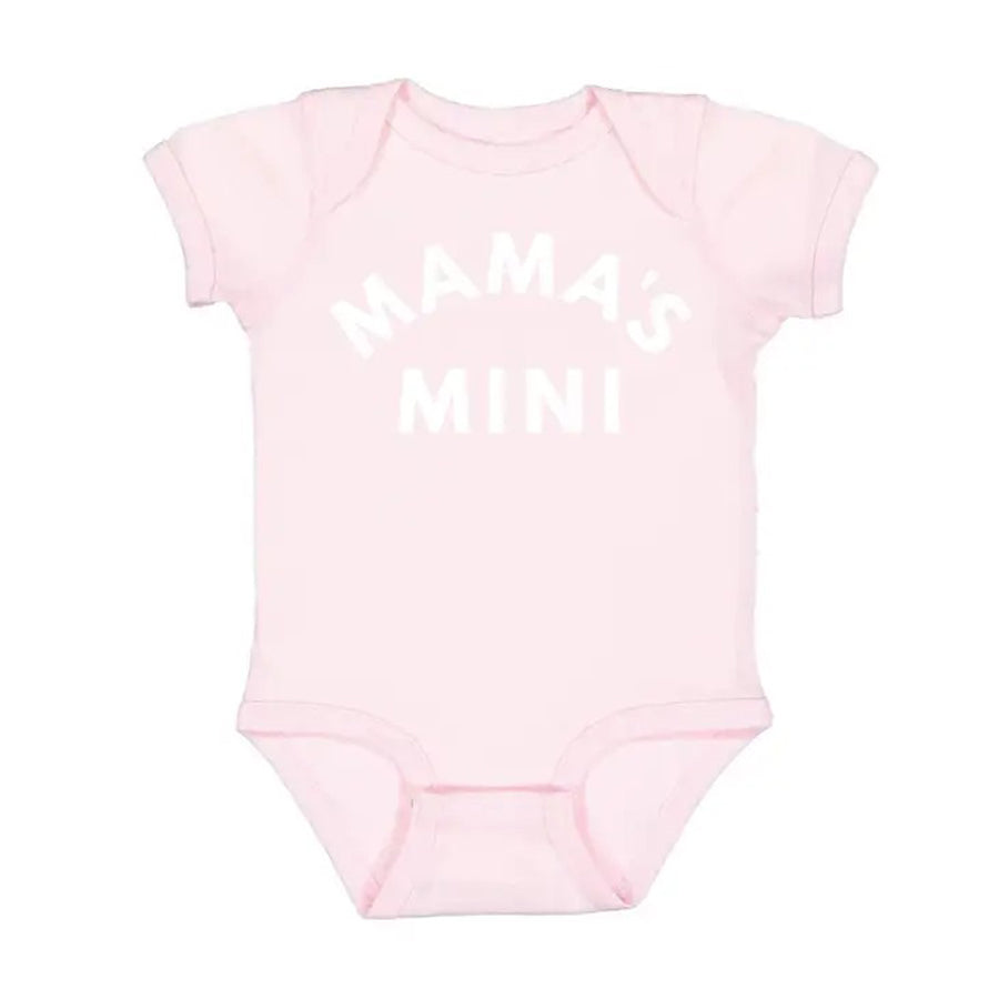 Mama's Mini Short Sleeve Bodysuit - Mother's Day Baby-BODYSUITS-Sweet Wink-Joannas Cuties