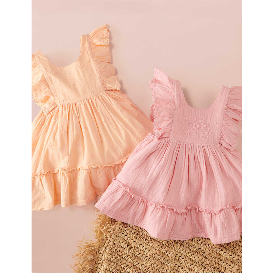 Mango Ruffle Dress-DRESSES & SKIRTS-Purebaby-Joannas Cuties