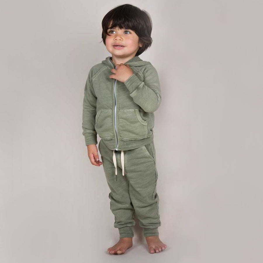 Mash Zip Up Hoodie And Jogger Set-Miki Miette-Joanna's Cuties