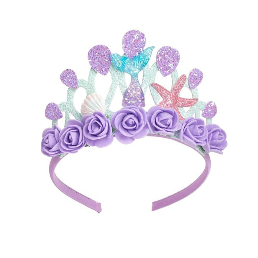 Mermaid Princess Tiara Headband-HEADBANDS-Sweet Wink-Joannas Cuties