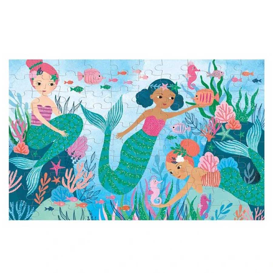 Mermaids Glitter Puzzle-Mudpuppy-Joanna's Cuties