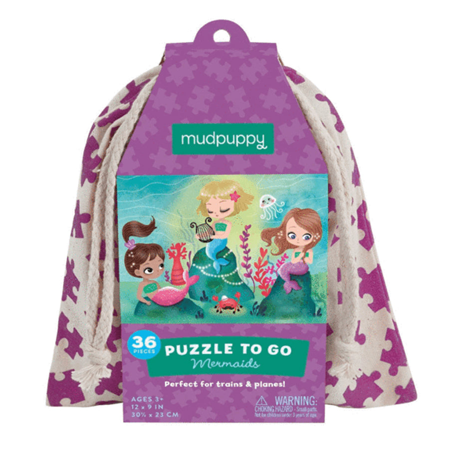 Mermaids Puzzle to Go-Mudpuppy-Joanna's Cuties