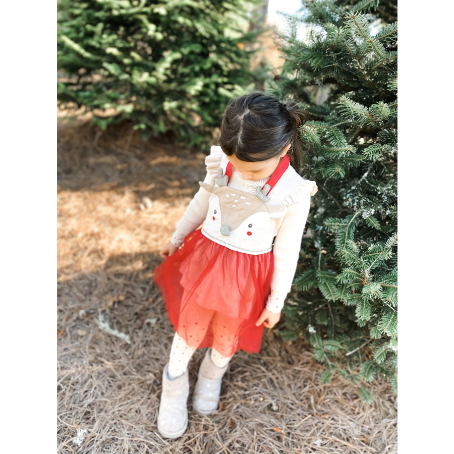 Merry Reindeer Play Apron-Mon Ami-Joanna's Cuties