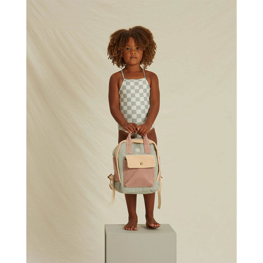 Mini Backpack - Terry Colorblock-BACKPACKS, PURSES & LUNCHBOXES-Rylee + Cru-Joannas Cuties