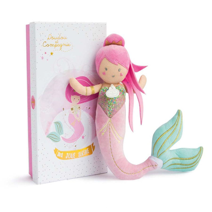 Miss Mermaid Soft Doll-SOFT TOYS-Doudou Et Compagnie-Joannas Cuties