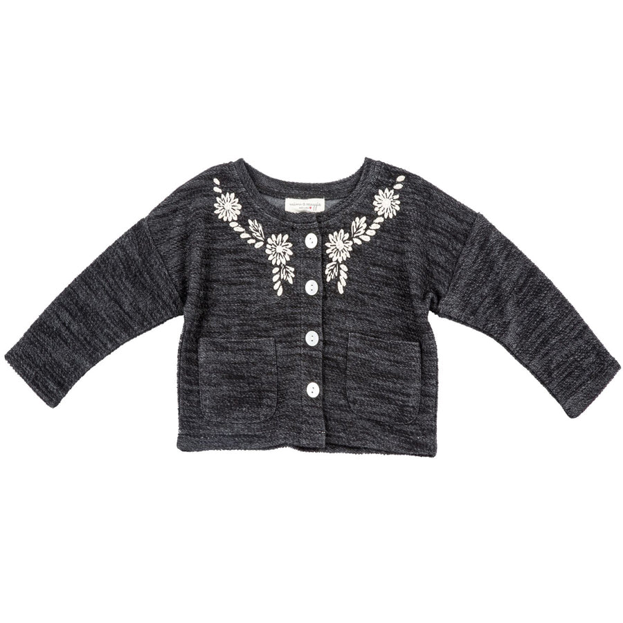 Modern Vintage Sweater - Charcoal - Mimi & Maggie - joannas-cuties