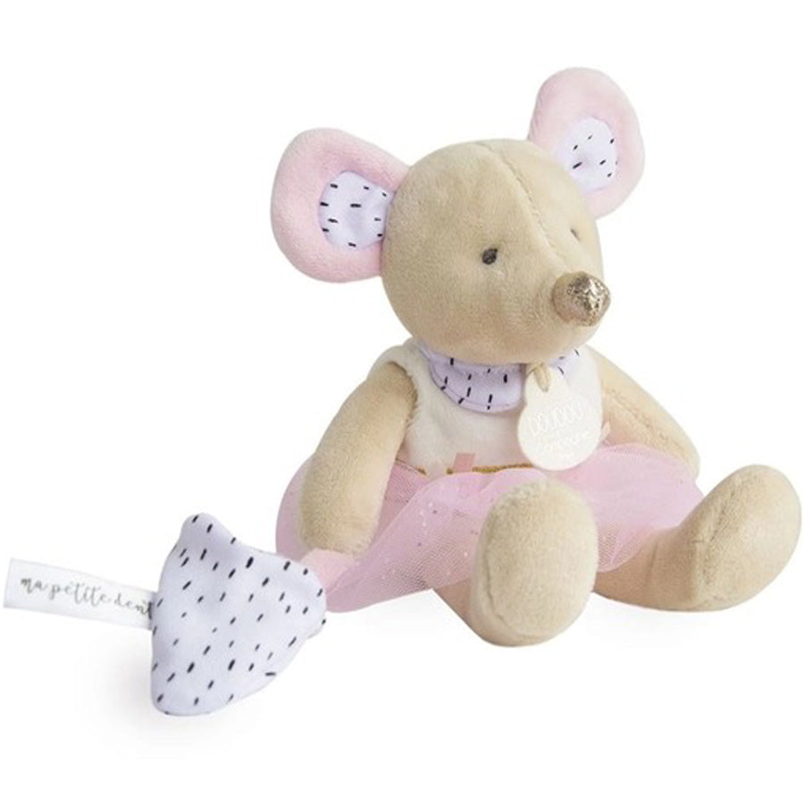 Mouse Stuffed Animal With Tutu-Doudou Et Compagnie-Joanna's Cuties