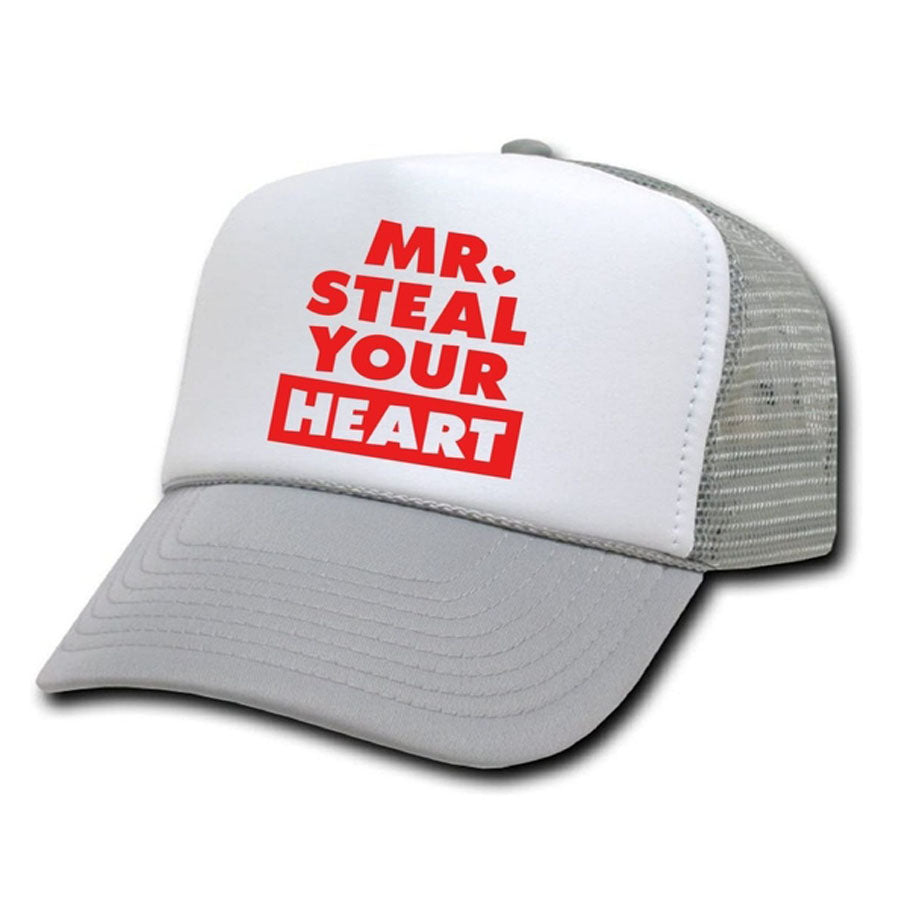 Mr. Steal Your Heart Trucker Hat-SUN HATS-Sweet Wink-Joannas Cuties