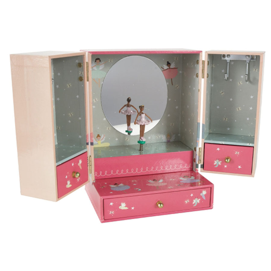 Musical Jewellery Box Wardrobe with Drawer - Enchanted-Floss & Rock-Joanna's Cuties