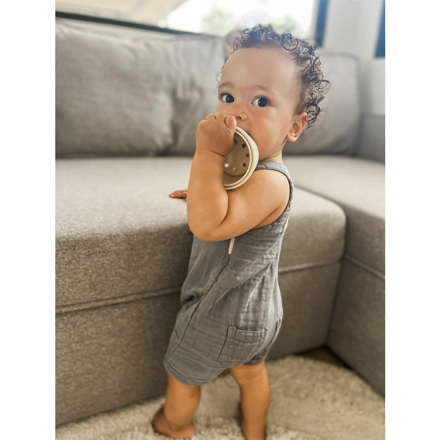 Muslin Overall in Moonstone-OVERALLS & ROMPERS-L'ovedbaby-Joannas Cuties