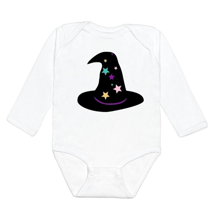 Mystical Witch Long Sleeve Bodysuit - Halloween Baby Bodysuit-Sweet Wink-Joanna's Cuties