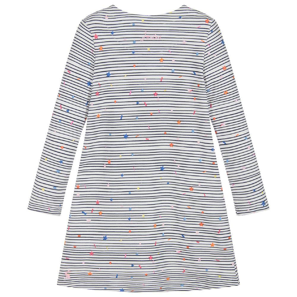 Navy Stripe Cotton KAYE Dress, Joules Navy Stripe Cotton KAYE Dress, Joules