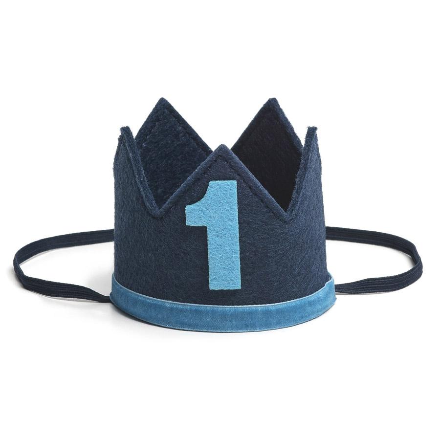 Navy/Blue #1 Boy Crown - Sweet Wink - joannas-cuties