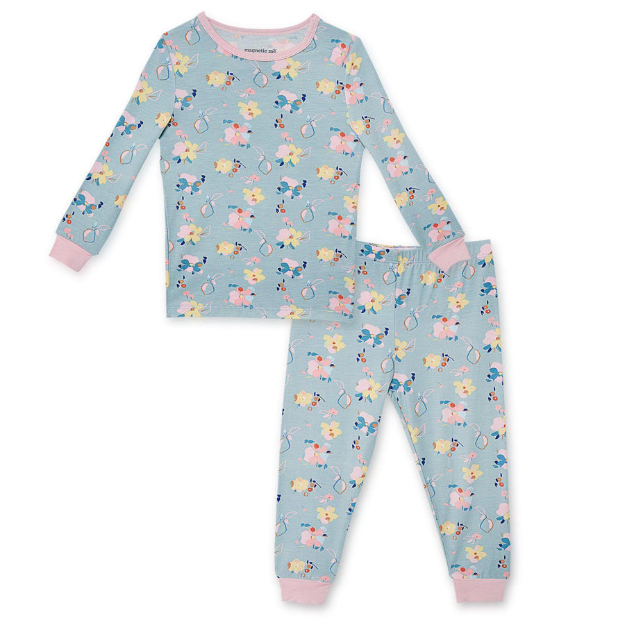 Notting Hill Modal Magnetic Toddler And Kids Pajama Set-Magnetic Me-Joanna's Cuties