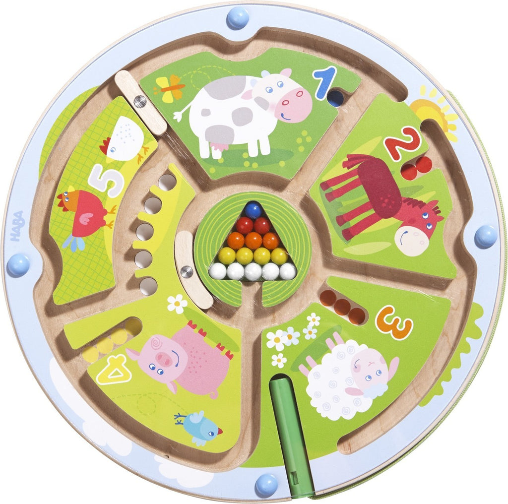 Number Maze Magnetic Game - Haba - joannas-cuties