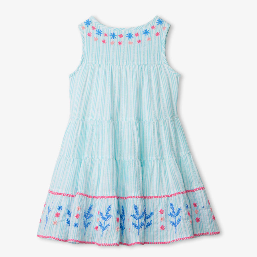 Ocean Blue Tiered Dress-DRESSES & SKIRTS-Hatley-Joannas Cuties