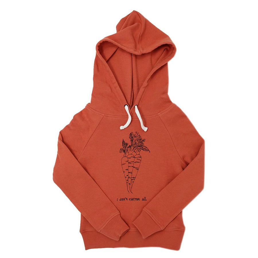 Organic Kids' Graphic Hooded Sweatshirt in Maple Carrot - L'ovedbaby - joannas-cuties